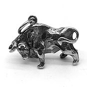 Украшения handmade. Livemaster - original item Pendant: Bull (Ox, buffalo). Handmade.