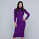 purple dress. Dresses. SHAPAR - knitting clothes. My Livemaster. Фото №5