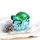 Lampwork frog 'Prince of the sea Breeze'. Pendant. Anna Ivanova. Lampwork jewelry. Online shopping on My Livemaster.  Фото №2