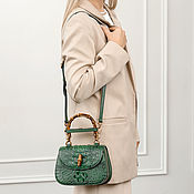 Сумки и аксессуары handmade. Livemaster - original item Women`s bag made of genuine crocodile leather IMA0792VG1. Handmade.