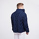Blue Men's Cardigan. Mens outerwear. SHAPAR - knitting clothes. Online shopping on My Livemaster.  Фото №2
