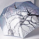 Order Hand-painted umbrella ' Branches and starry sky'. UmbrellaFineArt. Livemaster. . Umbrellas Фото №3
