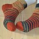 Knitted socks ' September'. Socks handmade. Socks. DominikaSamara. Online shopping on My Livemaster.  Фото №2