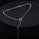 Bracelet 'Earth' silver, lapis lazuli. Chain bracelet. stepan-klimov. My Livemaster. Фото №6
