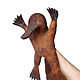 A toy for the platypus hand. Theatrical marionette for puppet theater. Puppet show. AnzhWoolToy (AnzhelikaK). My Livemaster. Фото №5