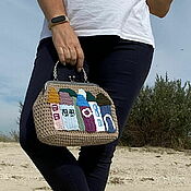 Сумки и аксессуары handmade. Livemaster - original item Bag with clasp: Knitted bag Old Town. Handmade.