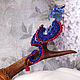 Dragon brooch 'Firuz'. Chinese dragon. AUTHOR'S BROOCH. Brooches. master Alena Litvin. My Livemaster. Фото №4