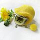 Order Coin holders: Yellow Wallet Dandelion Wine. SilkArt Tatyana. Livemaster. . Coin boxes Фото №3