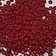 10 gr 10/0 Czech beads Preciosa 93210m burgundy matte opaque, Beads, Chelyabinsk,  Фото №1