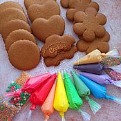 Сувениры и подарки handmade. Livemaster - original item Gingerbread for painting 15pcs.. Handmade.