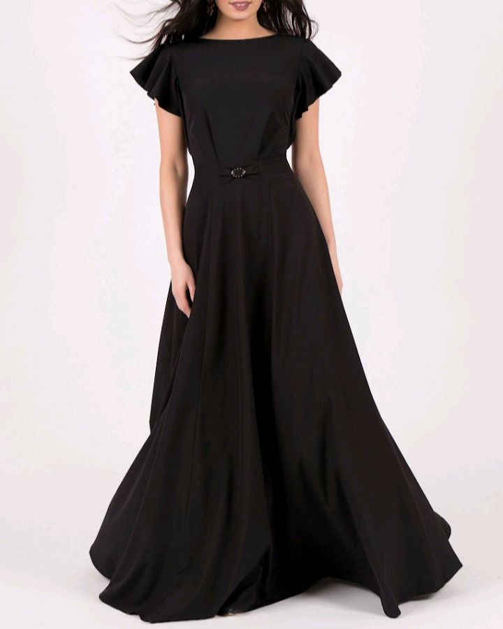 Женские черные вечерние платья