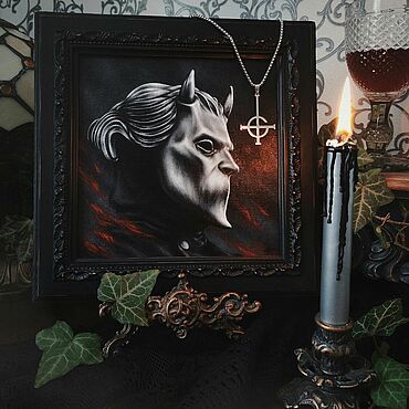 Картины и панно ручной работы. Ярмарка Мастеров - ручная работа Картина "Nameless Ghoul". Handmade.