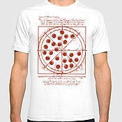 Мужская одежда handmade. Livemaster - original item T-Shirt Spider-Man - Vitruvian Pizza. Handmade.