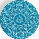 Mandala 'Celtic Trefoil' D 20 cm, acrylic on canvas, Yoga Products, Moscow,  Фото №1