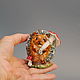 Figurine-bell hedgehog under an umbrella. Figurine. Mila. My Livemaster. Фото №6