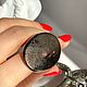 Кольцо из муранского стекла Silver nero. Кольца. I love Murano. Ярмарка Мастеров.  Фото №4