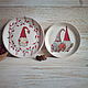 Dwarves. Panels / Set of decorative plates, country, vintage. Gift Boxes. botanica-m. My Livemaster. Фото №4