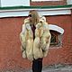 coat. Coat from fur of the Siberian red Fox hooded. Fur Coats. Zimma. My Livemaster. Фото №5