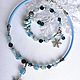 Necklace of blue quartz and chalcedony ' Queen of winter'. Necklace. LuckyStone. Online shopping on My Livemaster.  Фото №2
