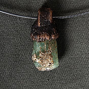 Украшения handmade. Livemaster - original item Wild Beryl Copper pendant No. 2.. Handmade.