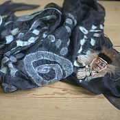 Scarf silk "Wind of wanderings". Scarf silk batik