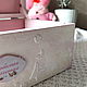 Storage box for memorabilia ' Mother's treasures'. Gift for newborn. Gracilis (Workshop Elena Sugar). My Livemaster. Фото №5
