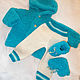 Clothing sets: Set turquoise. Baby Clothing Sets. Klubok. Online shopping on My Livemaster.  Фото №2