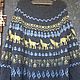 Sweater 'Singing wolves'. Handmade. LARGE size!, Sweaters, Samara,  Фото №1