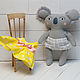 Soft toy Koala baby girl's dress. Stuffed Toys. Little Twins by Yana Vertoprakhova. Online shopping on My Livemaster.  Фото №2