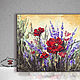 Order Paintings: landscape with poppies grass flowers plants POPPY THICKETS. pictures & decor of TanyaSeptember. Livemaster. . Pictures Фото №3