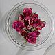 Розы темно- розовые, 10 шт. Цветы сухие и стабилизированные. Lyubov-8n2. Интернет-магазин Ярмарка Мастеров.  Фото №2