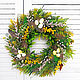 Order READY-made Wreath on the door 'Spring-Summer'. Zuli. Livemaster. . Wreaths Фото №3