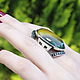Order Ethnic Avant-Garde Series Ring with 925 silver agate HB0076. Sunny Silver. Livemaster. . Rings Фото №3