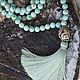 Luxury Turquoise Rosary with Silk Brush, with Ji Bead, Rosary, Pereslavl-Zalesskij,  Фото №1