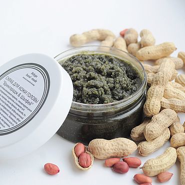 Скраб для кожи головы "Брингарадж & Шалфей". Светлана Белова (Belyga hand-made). Косметика ручной работы - Ярмарка Мастеров Косметика ручной работы. Ярмарка Мастеров - ручная работа Скраб для кожи головы "Брингарадж & Шалфей". Handmade.