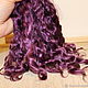 Hair for dolls is natural. ( Violet). Doll hair. Hair and everything for dolls. My Livemaster. Фото №6