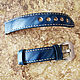 Blue watchband. Watch Straps. Finist (tisneniekozhi). My Livemaster. Фото №6