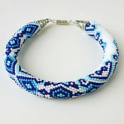 Украшения handmade. Livemaster - original item Beaded Crochet Bracelet. Handmade.