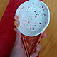 Ceramic bowl, ice-cream bowl hand molded, Bowls, Dzerzhinsky,  Фото №1