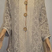 Вязаное ажурное платье для девочки