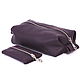 Cosmetic Bag Leather Purple Organizer Pencil Case Housekeeper Gift, Travel bags, Moscow,  Фото №1