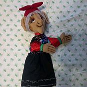 Куклы и игрушки handmade. Livemaster - original item Baba Yaga. Glove puppets.. Handmade.