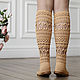 Summer boots ' Svetlana'. High Boots. KnittedBoots. My Livemaster. Фото №6