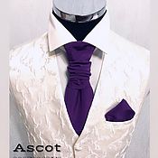 Шейный платок Аскот (галстук) Шелк