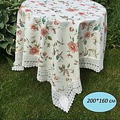 Для дома и интерьера handmade. Livemaster - original item Cotton tablecloth with DUCK impregnation 