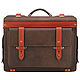 Leather briefcase-trunk 'Corleone' (brown crazy), Brief case, St. Petersburg,  Фото №1