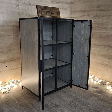 Шкаф в стиле лофт, из массива сосны. EasyLOFT - мебель лофт по вашим размерам. Мебель ручной работы - Ярмарка Мастеров Мебель ручной работы. Ярмарка Мастеров - ручная работа Шкаф в стиле лофт, из массива сосны. Handmade.