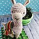 Soft knitted toy Plush llama (Alpaca), Stuffed Toys, Rybinsk,  Фото №1