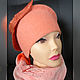 hats: Felted hat color ' peach', Hats1, Votkinsk,  Фото №1