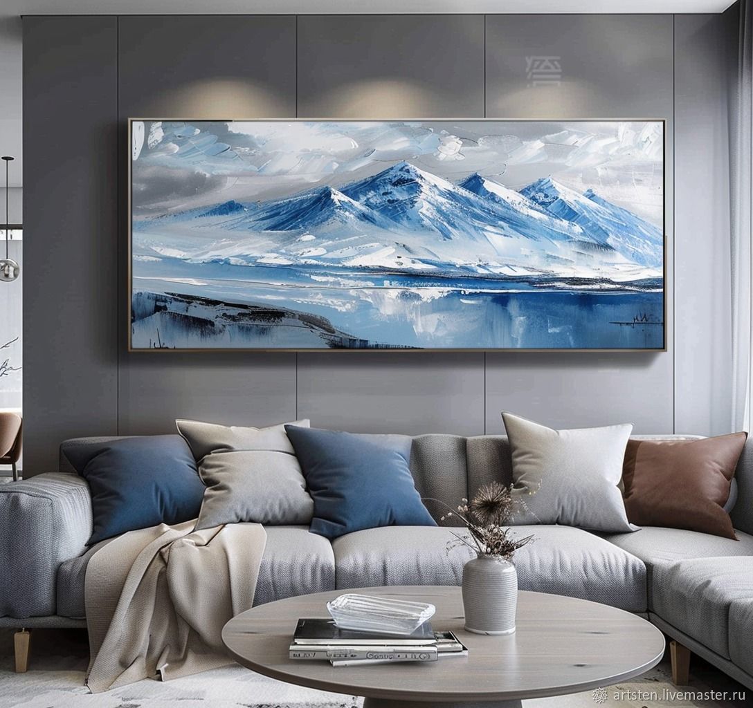 Интерьерная картина Горы в интернет-магазине Ярмарка Мастеров по цене ...